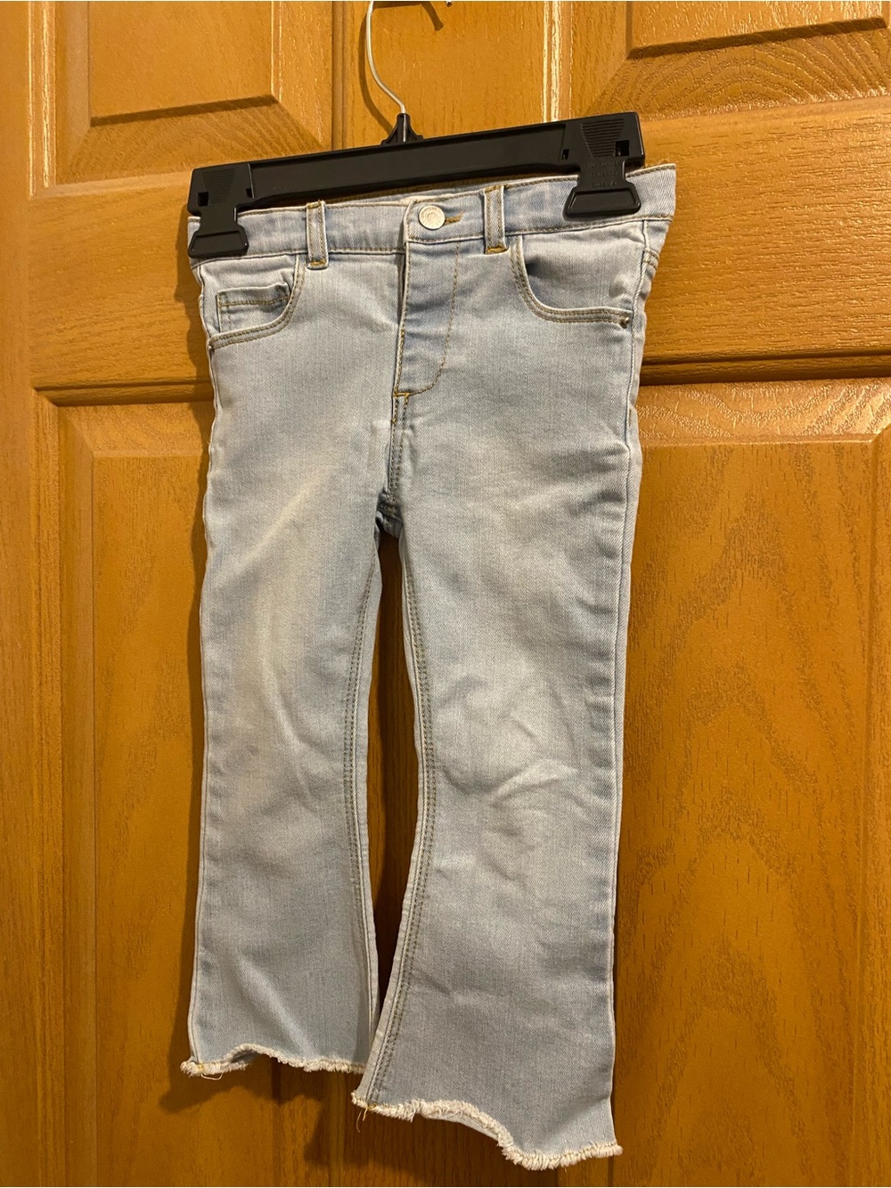 Zara Light Wash Kids Flared Jeans